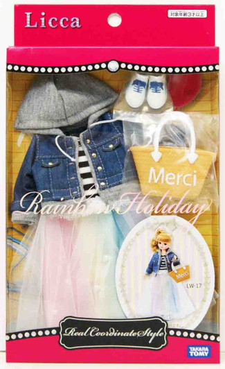 Takara Tomy Licca Doll Rainbow Holiday