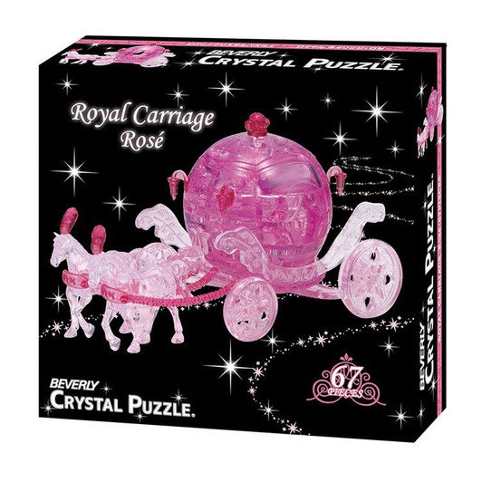 Beverly Crystal 3D Puzzle Royal Carriage Rose (67 Pieces)