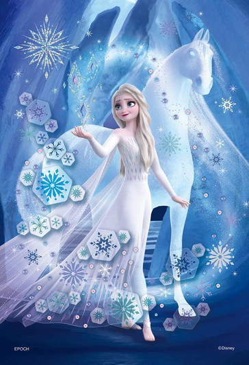 Epoch Jigsaw Puzzle Disney Frozen II Elsa -Snow Queen- (Decoration Puzzle) (300 Pieces)