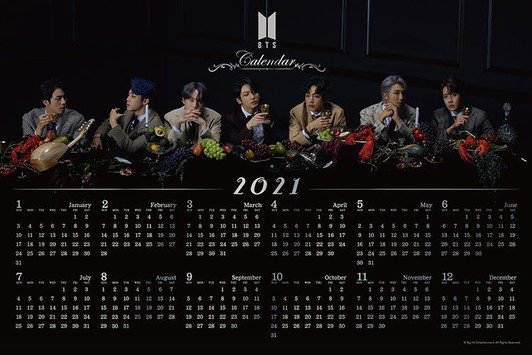 Epoch Jigsaw Puzzle BTS MAP OF THE SOUL : 7 - 2021 CALENDER - (1000 Pieces)