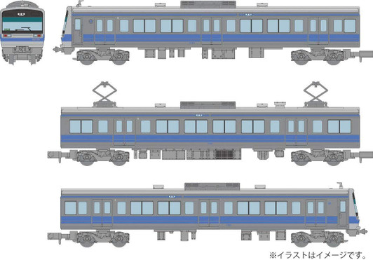 Tomytec Izuhakone Railway Series 7000 Unit 7501 3 Cars Set (N scale)