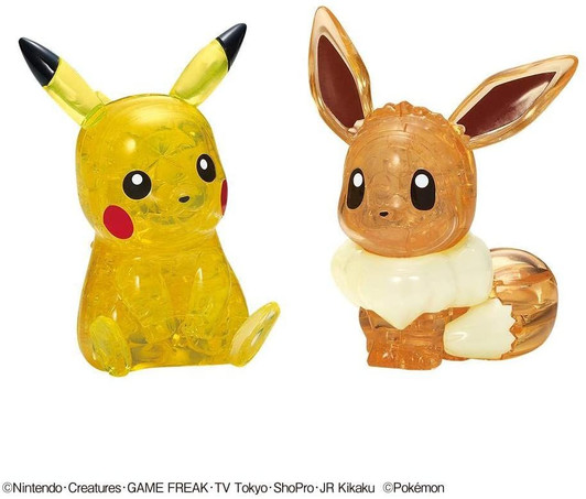 Beverly Crystal 3D Puzzle Pokemon Pikachu & Eievui (48 Pieces) Beverly Crystal 3D Puzzle Pokemon Pikachu & Eievui (48 Pieces)