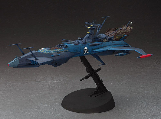 Hasegawa 1/1500 Captain Harlock Space Pirate Battleship Arcadia Second Ship (Phantom Death Shadow Convesion) Plastic Model