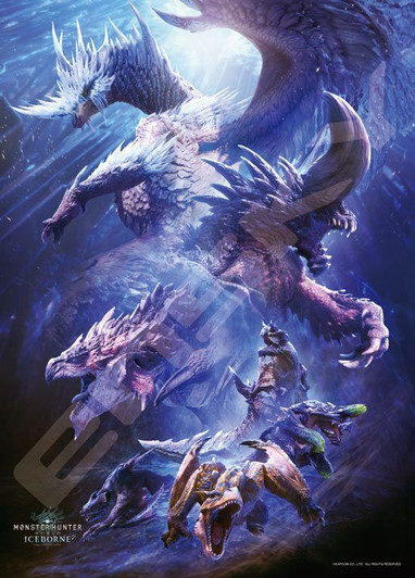 Ensky Jigsaw Puzzle Monster Hunter World : ICEBORNE (MHWIB) New world of hunting (500 Pieces)