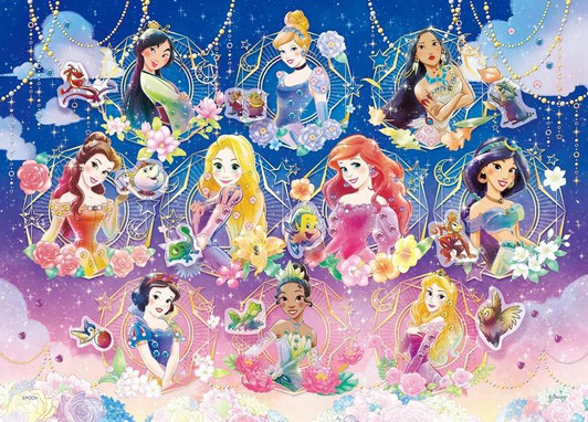 Epoch Jigsaw Puzzle Disney Starry Twilight Princess (500 Pieces)