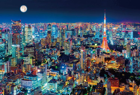 Beverly Jigsaw Puzzle Tokyo Night View (2000 S-Pieces)