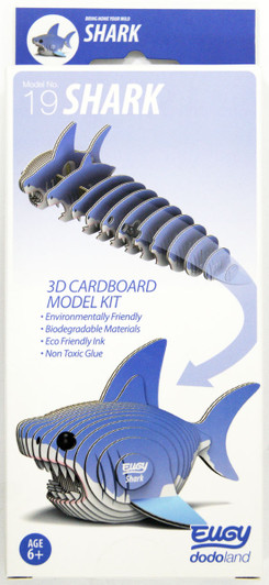 BNIP Eugy Dodoland 3D Cardboard Kit Set Dragon Model Number 24
