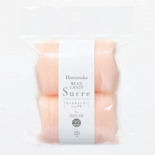 Hamanaka H441-126-22 Wool Candy Sucre Solid No.22