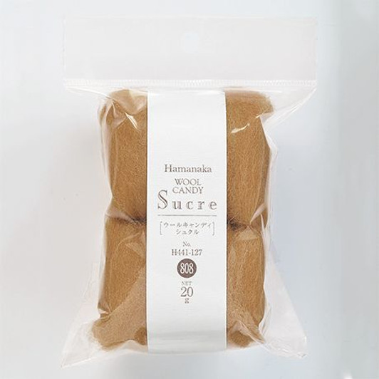 Hamanaka H441-127-808 Wool Candy Sucre Natural Blend No.808