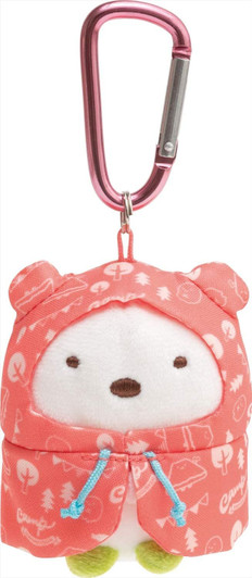 San-x Sumikko Gurashi Kawauso to Sumikko Camp Hanging Plush Doll Shirokuma