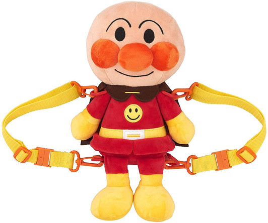 Sega Toys Anpanman Plush Doll Go Out Backpack