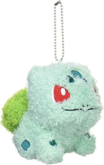 Sekiguchi Pokemon Fluffy Mascot Plush Doll Bulbasaur