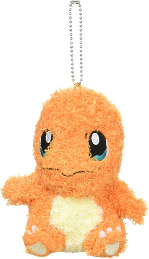 Sekiguchi Pokemon Fluffy Mascot Plush Doll Charmander