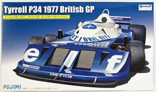 Fujimi GP59 F1 Tyrrell P34 1977 British GP Long Wheel Version 1/20 Scale Kit