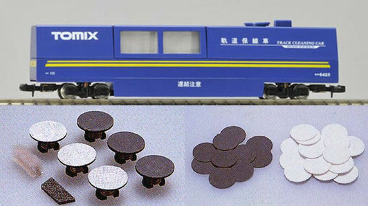 Tomix 6425 Track Cleaning Car (Blue) & Disc and Head Replacement Total Set (N scale) Tomix 6425 Track Cleaning Car (Blue) & Disc and Head Replacement Total Set (N scale)