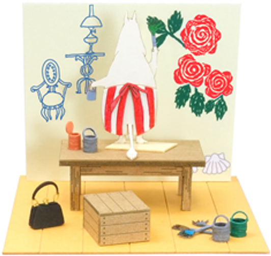 Sankei MP09-10 Moomin Mini Moominmamma's wall Non-Scale