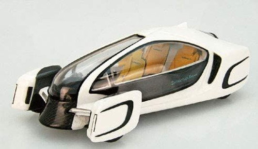 Ebbro 45702 I to P Impact Concept Car White 1/43 Scale