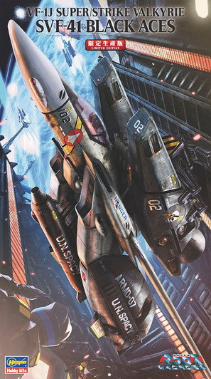 Hasegawa 1/72 SVF-41 Black Aces VF-1J Super / Strike Valkyrie Plastic Model