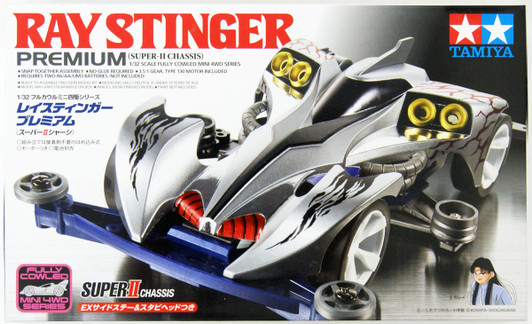 Tamiya 19438 Mini 4WD 1/32 Ray Stinger Premium Super-II Chassis