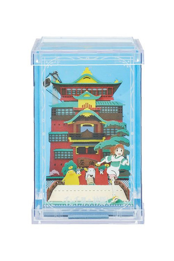 Ensky Paper Theater Cube Studio Ghibli Spirited Away Goodbye, Bath House