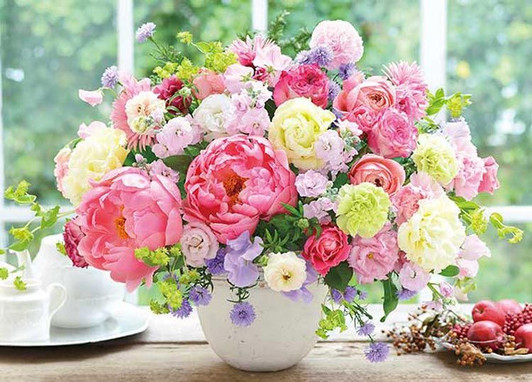 Appleone Jigsaw Puzzle Flower charmy pink (500 Pieces)