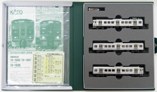 Kato 10-1688 Series 813-200 Fukuhoku Yutaka Line 3 Cars Set (N scale)