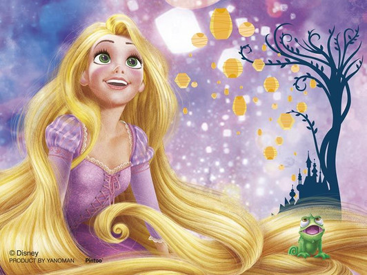 Yanoman 2308-10 Jigsaw Puzzle Disney Tangled Light of feelings (150 Pieces)