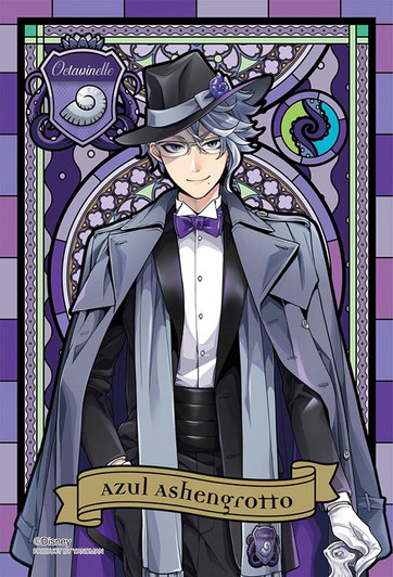 Yanoman 97-240 Prism Art Jigsaw Petit Puzzle Disney Twisted-Wonderland Azul Ashengrotto (70 Pieces)