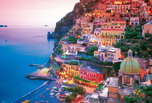 Beverly 51-273 Jigsaw Puzzle Amalfi in sunset (Italy) (1000 Pieces)