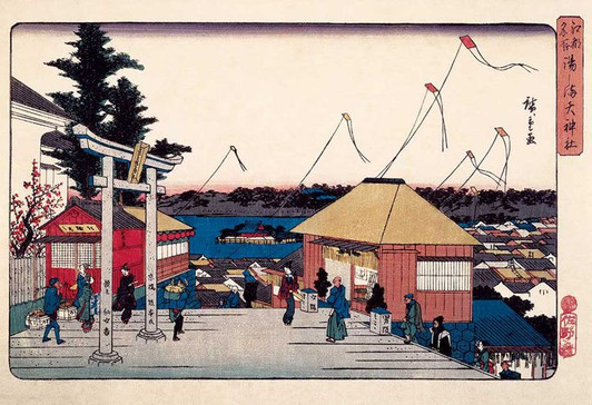Epoch 79-377s Jigsaw Puzzle One Hundred Famous places of Edo Yushima Tenjin Shrine (450 S-Pieces)