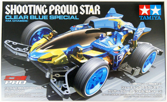 Tamiya Mini 4WD 1/32 Shooting Proud Star Clear Blue Special (MA Chassis)