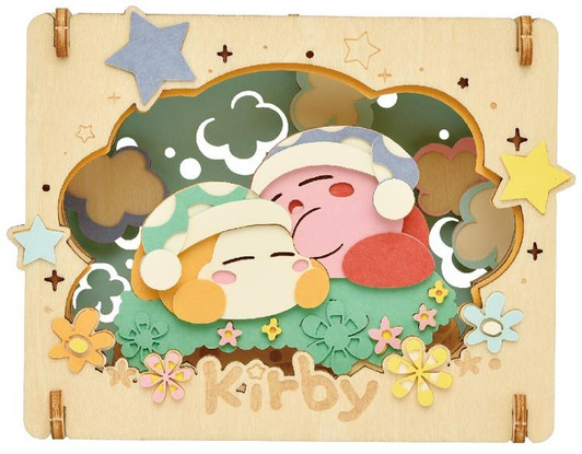 Ensky PT-W15 Paper Theater Wood Style Kirby's Dream Land Kirby Taking a Nap