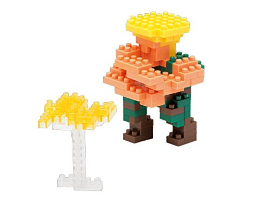 Kawada NBCC-017 nanoblock Street Fighter II GUILE (Sonic Boom)