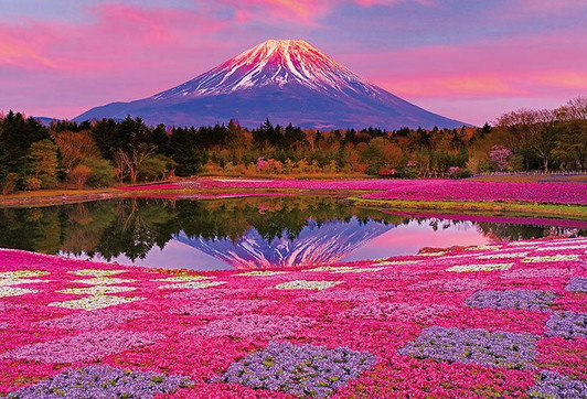 Beverly 51-278 Jigsaw Puzzle Mt.Fuji at Sunfall (1000 Pieces)