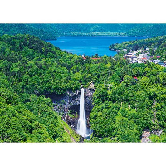 Appleone 500-272 Jigsaw Puzzle Lake Chuzenji and Kegon Falls (500 Pieces)