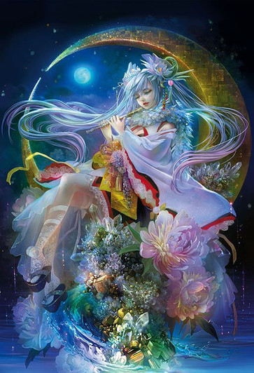 Beverly 81-125 Jigsaw Puzzle Tsukuyomi Goddess of the Moon (1000 Pieces)