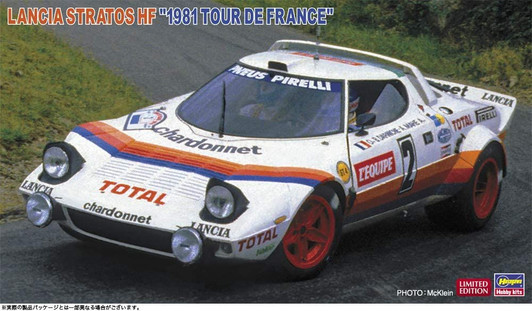 Hasegawa 1/24 Lancia Stratos HF 1981 Tour de France Plastic Model