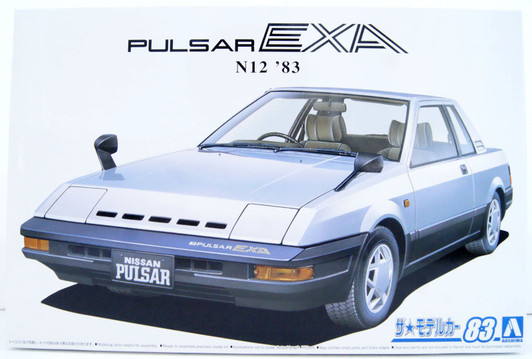Aoshima The Model Car 1/24 Nissan HN12 Pulsar EXA '83 Plastic Model