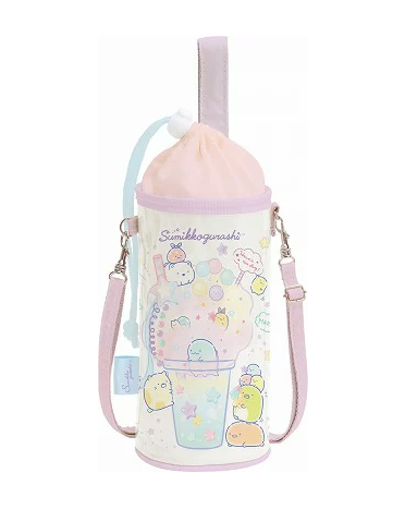 San-x Sumikko Gurashi Plastic Bottle Pouch Cotton Candy