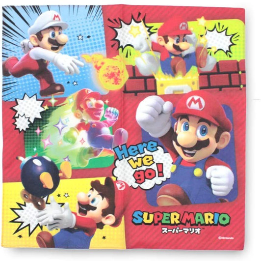 Sun Art Super Mario Lunch Cloth (Action Mario pattern)