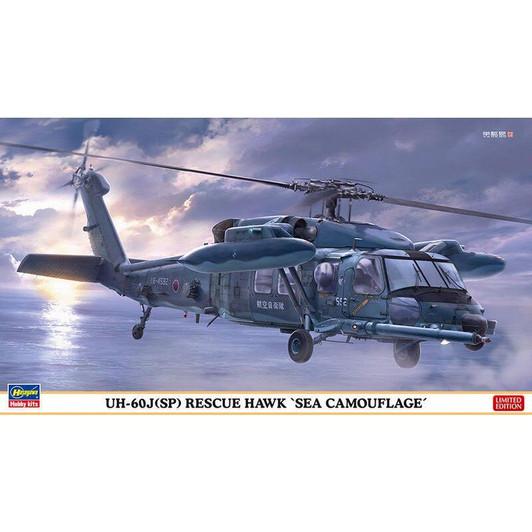 Hasegawa 1/72 UH-60J (SP) Rescue Hawk Offshore Camouflage Plastic Model