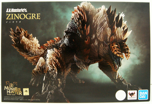 Bandai S.H. MonsterArts Zinogre Figure (Monster Hunter World: Iceborne)