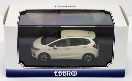 Ebbro 45138 HONDA FIT 3 HYBRID Premium White Pearl 1/43 Scale