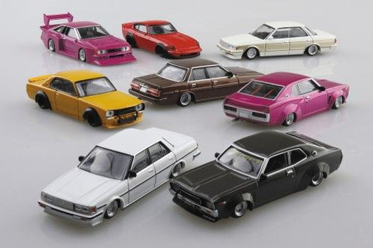 Aoshima Grand Champion Collection 1/64 Diecast Mini Car Part 13 Box (12 Pieces Set)