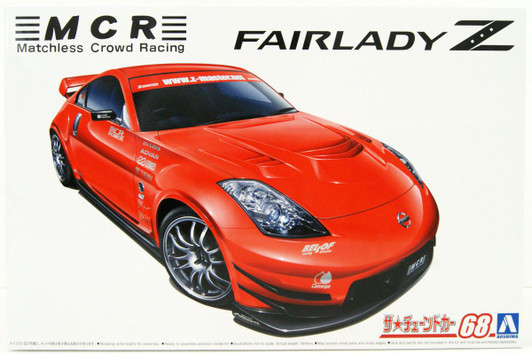 Aoshima The Tuned Car No.68  1/24 Nissan MCR Z33 FAIRLADY Z '05 Plastic Model