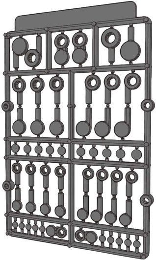 Hobby Base PPC-T102 Disc Joint Parts Mini Gray