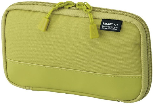 LIHIT LAB. Smart Fit Actact Compact Pen Case (Yellow green)