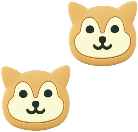 LIHIT LAB. Smart Fit PuniLabo Magnet Pin Set(2 pcs) Shibainu (Japanese Dog)