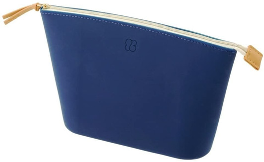 LIHIT LAB. Bloomin Wide Open Pouch L size (Navy Blue)
