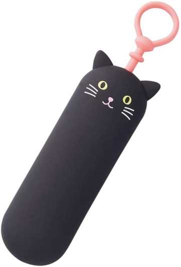 LIHIT LAB. SMART FIT PuniLabo Slim Key Case (Black Cat)
